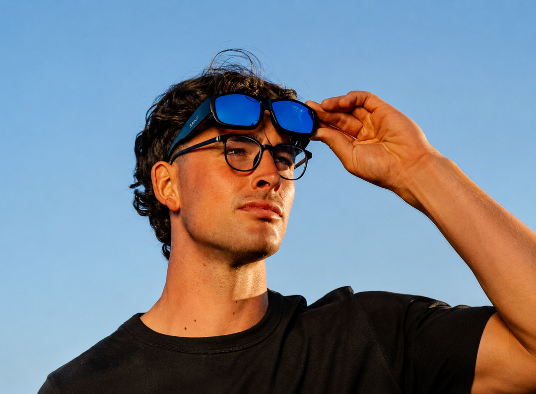 Lunettes à monture par-dessus